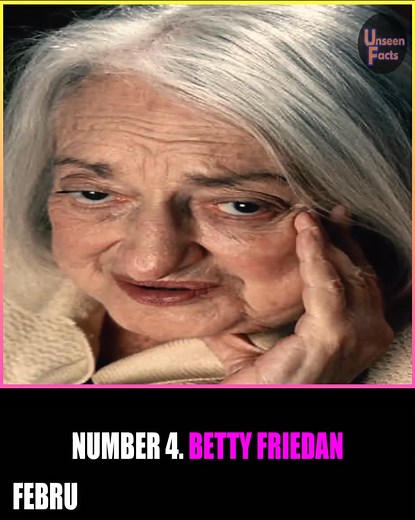 Remembering Betty Friedan, feminist icon and author of The Feminine Mystique, who died at 85. #reels #bettyfriedan #feminish #author #thefemininemystique #activist | Unseen Facts Compilations
