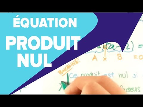 Équation Produit Nul 3eme - Résolution - Mathrix