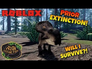 HOW IS THIS A ROBLOX GAME! DINOSAUR SURVIVAL! WILL I SURVIVE?! | ROBLOX Prior Extinction