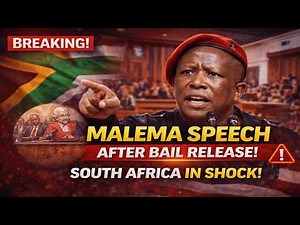 BREAKING! EFF Leader Julius Malema’s SPEECH After BAIL Release – South Africa in Shock!