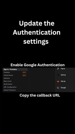 Setting Up Google in Supabase (It's Easy) #webdevelopment #shorts