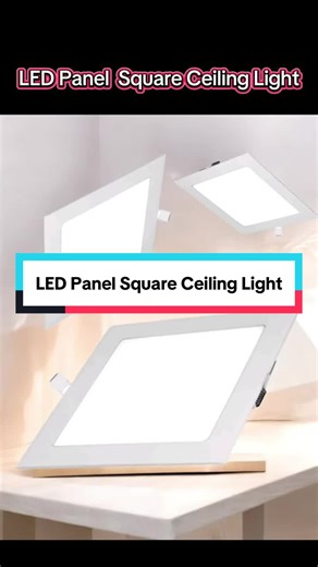 LED Panel Square Ceiling Light - Efficient Illumination