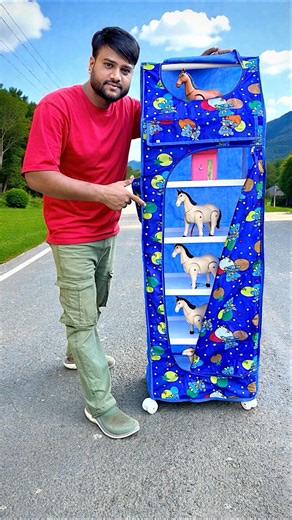 Suto Double Door Almirah vs 6 Shelve PVC Collapsible Wardrobe Unboxing