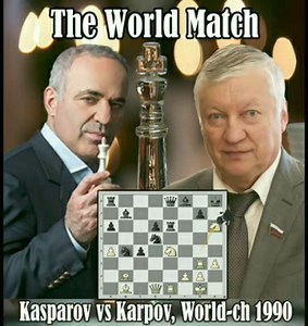 44K views · 946 reactions | The World Match / Garry Kasparov vs Anatoly Karpov, World-ch 1990 #gmgchess #worldchess #AnatolyKarpov #GarryKasparov #chesschampion | GMG Chess | Facebook