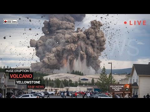 Big Eruption in Yellowstone! Live Footage of Horrific Moment Hydrothermal Eruption Under Earth Crust