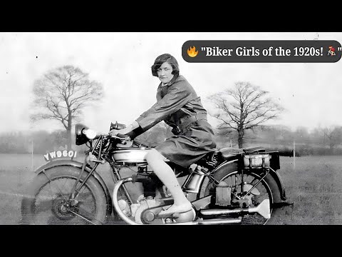 🚀 "Women Who Rode Motorcycles Before It Was Cool! (Rare 1920s-40s Pics)"