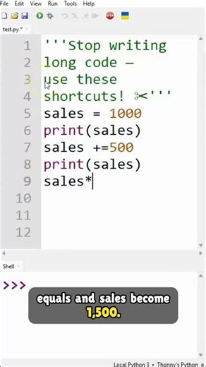Master Assignment Operators in Python 🐍 #PythonProgramming #CodingTips #TechSkills