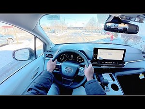 2026 Toyota Sienna XLE AWD | POV Test Drive & Family Minivan Review 🚐❄️