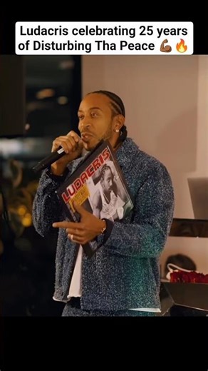 Ludacris celebrating 25 years of Disturbing Tha Peace 💪🏾🔥