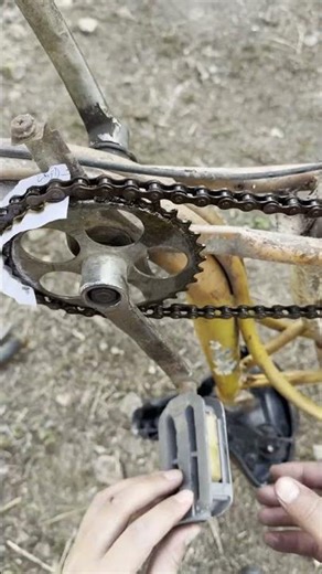 Old bike chain maintenance, DIY lubrication tutorial
