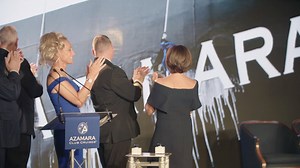 30K views · 534 reactions | Sit back, relax, and enjoy a look back at when we bestowed the newest member of our family with her name—Azamara Pursuit! | Azamara | Facebook