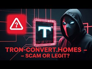 tron-convert.homes Review — Scam or Legit TRX Converter