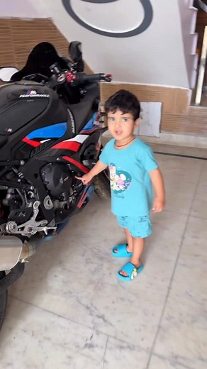 119K views · 6.5K reactions | Washing the beast and upgrading the roar — with the best little helper I could ask for. ️❤️‍ #startemyoung #dazzlerider #BMWs1000RR #FatherDaughterTime #MiniMechanic #BikeLife #SuperbikeLove #GarageDays #DadAndDaughter #BikeWashDay #ExhaustUpgrade #FutureRider #BikerDad #LittleHelper #BondingMoments #RideAndShine | Akshay Nain | Facebook