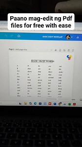 13K views · 119 reactions | Free online PDF editor na madaling gamitin at easy lang insert ng signature #tutorial #pdffile #pdfeditor #teacherBren | TeachBren TV | Facebook
