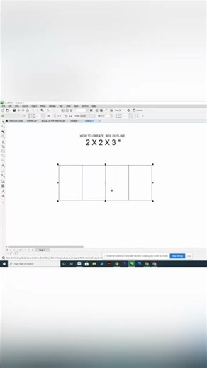 How to create box outline | for beginners #graphicdesign #creative #coreldraw #branding #youtubeshot
