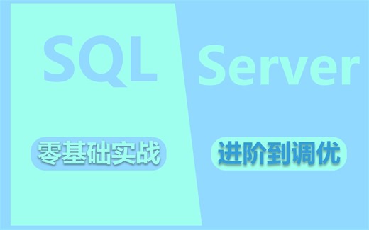 还有比这更详细的SQLServer教程吗？ 2023全新录制|全网最细致SQLServer零基础到实战到进阶到调优教程（数据库/NET/安装/存储）B0931