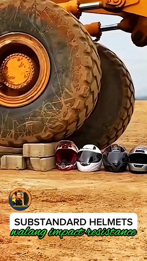 99K views · 247 reactions | Nadurog sa test, paano pa sa totoong aksidente… #HelmetSafety #RoadSafety #SubstandardHelmet #reelsviralシ #reels2025 #reelsfypシ | Jonathan Mata | Facebook