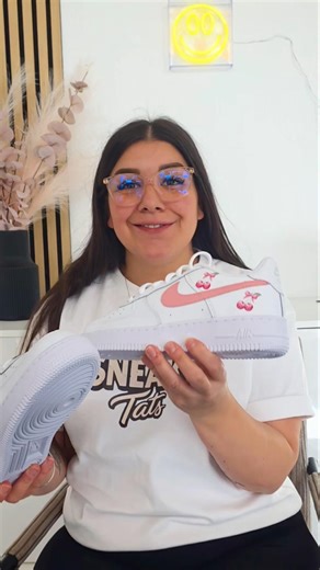 How to Customize Nike Air Force One Cherry #Shorts #Sneakers #DIY