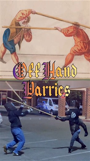 Quarterstaff Parries: Off Hand Techniques #HEMA #martialarts #medieval