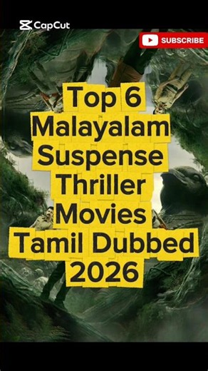 Top 6 Malayalam Suspense Thriller Movies In Tamil Dubbed 2026 #latestview20 #suspensemovies