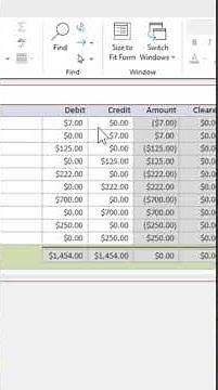 Double-Entry Accounting in Microsoft Access #shorts