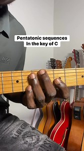 Pentatonic sequences in the key of C ❤️ | Mickey GuitarTv