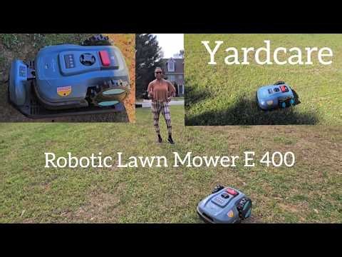 Spring / Yardcare Robotic Lawn Mower E400 with App control adjustable cutting height auto charging 