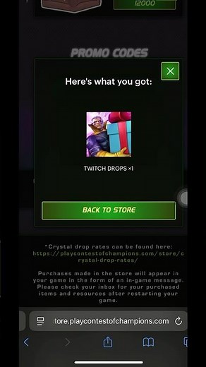 MCOC livestream code of promo July free gift #marvelcontestofchampions #lasvegas
