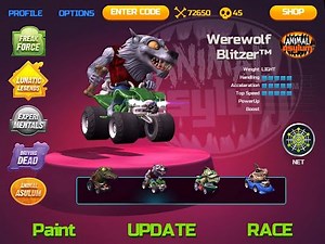 The Monster 500 game! All charecters.