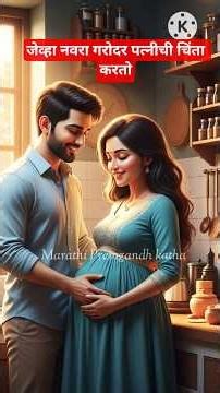 जेव्हा नवरा गरोदर पत्नीचे चिंता करतो | मराठी कथा | मराठी प्रेमगंध कथा |मराठी स्टोरी #ai #shorts #gk