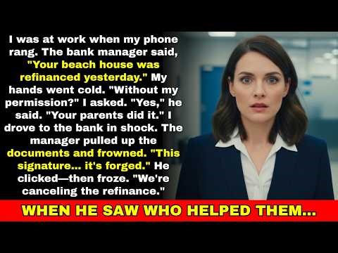 My Parents Refinanced My Beach House Without Permission—The Bank Called Me with Shocking News and…
