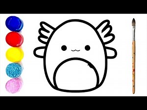 Squishmallows Easy Drawing for Kids | How to Draw Squishmallows Step by Step
