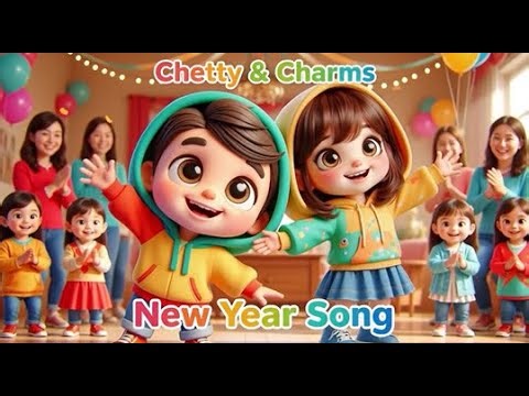 Happy New Year Song for Kids 🎆 | Fun & Educational New Year Dance & Celebration Song for Toddlers