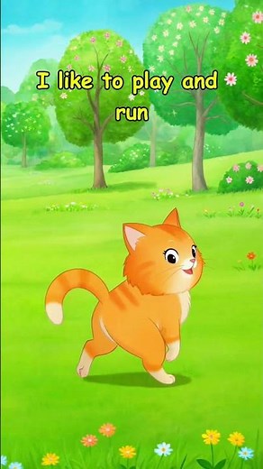 I Am a Cat 🐱 | English for Kids