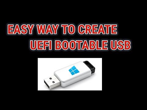 How To Create UEFI Bootable Windows 10 USB Drive - Easy Way!