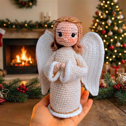 Angel Amigurumi Crochet Pattern | Christmas Nativity Doll (PDF) - Etsy