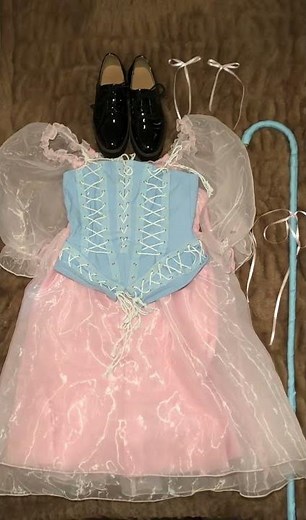 DIY Bo Peep Costume That Went Viral #fyp #viral #diycostumes #bopeep