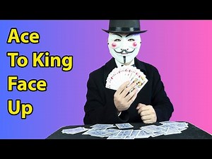 CTT 49 - Ace To King Face Up, Self Working Card Trick Tutorial