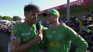 "There's a young boy out on the field. Hey mate, are your parents here ... oh it's Seb Gotch!" It's time for the sequel: Roaming Stoinis, Round 2 😂 | 7Cricket
