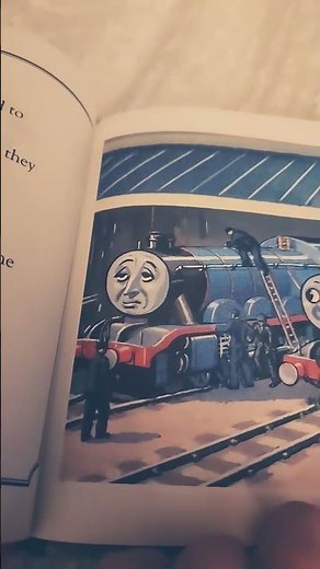 looking at the pictures of the railway series books