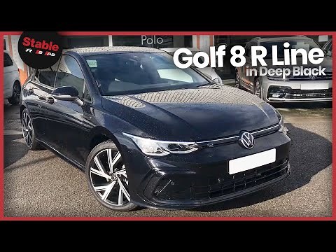 New Volkswagen Golf 8 R Line in Deep Black ⚫️