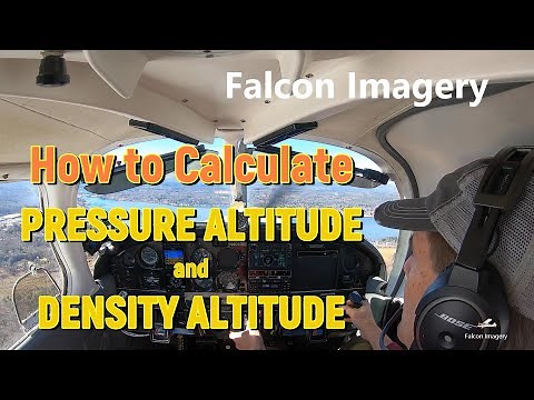 How to Calculate Pressure and Density Altitudes
