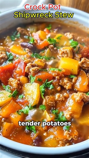 Crock Pot Shipwreck Stew: Easy Comfort Food! | Recipes sophia