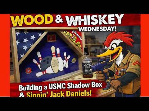 Custom Marine Shadow Box Build | Lowe’s Run + Jack & Coke Finish