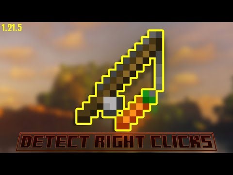 How to Make RIGHT CLICK DETECTION in Minecraft! [The Best...]