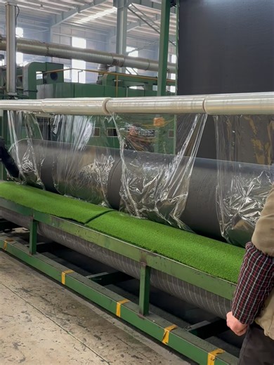 Protective Packaging Process for Turf Rolls