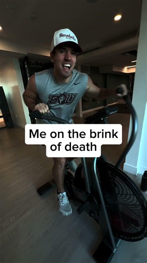 60 seconds on a fan bike is all you need!