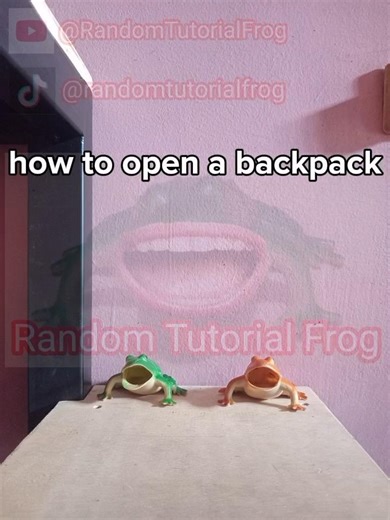 How to open a backpack #tutorial #random #shorts