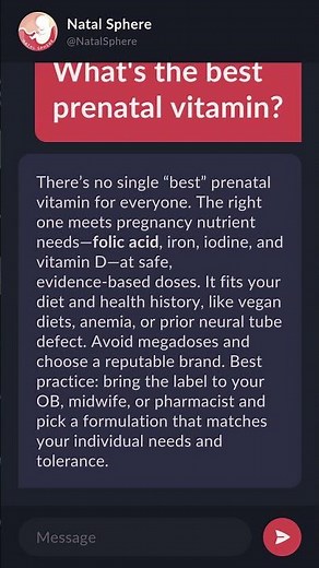 What's the best prenatal vitamin?