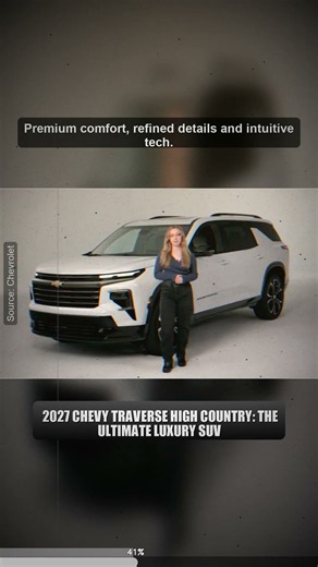 2027 Chevy Traverse High Country: The Ultimate Luxury SUV
